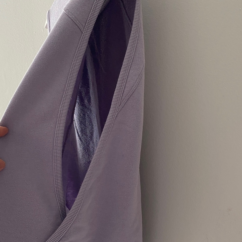 Calvin Klein women’s Light Lavender Open Sides top  Size M ( ❗️ defect) - Picture 6 of 14